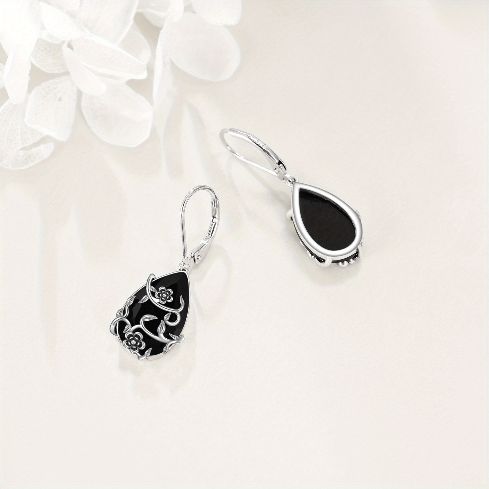 YFN Flower Earrings 925 Silver for Women Girls